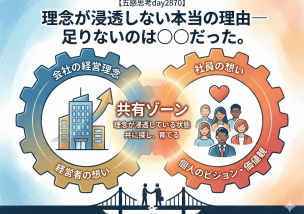 理念が浸透しない本当の理由―足りないのは○○だった！