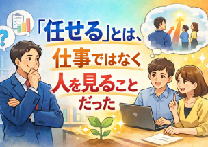 「任せる」とは、仕事ではなく人を見ることだった