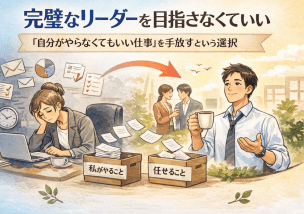 完璧なリーダーを目指さなくていい―「自分がやらなくてもいい仕事」を手放すという選択