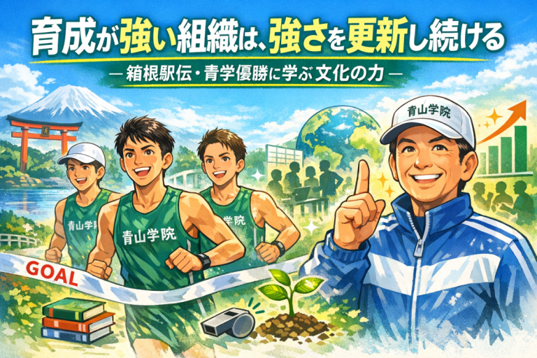 育成が強い組織は、強さを更新し続ける―箱根駅伝・青学優勝に学ぶ文化の力