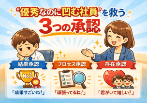 “優秀なのに凹む社員”を救う３つの承認